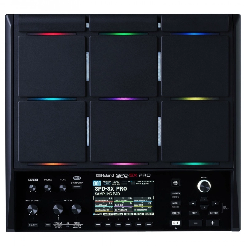 Roland SPD SX PRO Pad Campionatore con 9 Superfici Suonabili e Display 4.3"