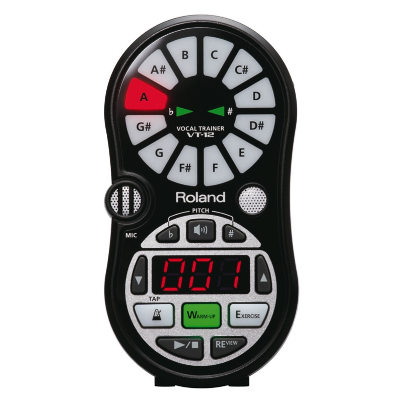 Roland VT12BK Allenatore Vocale Tascabile Nero