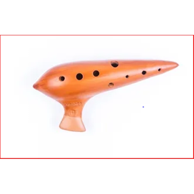 Ocarina in Sib Contralto Plaschke terracotta Bb1-Eb3