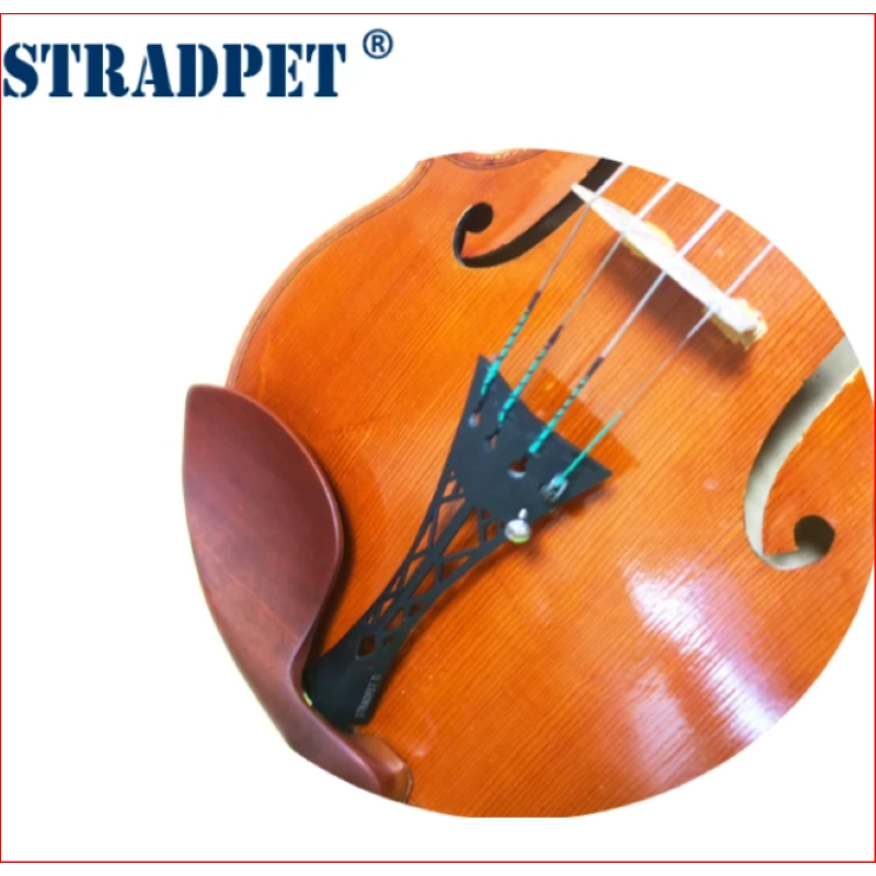 Stradpet cordiera titanio violino con 1 tiracantino tipo Hill #49127