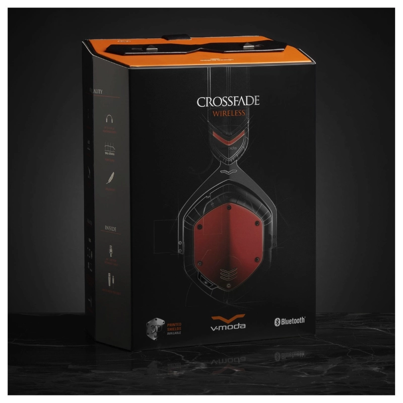 Roland Crossfade V-Moda Cuffia Wireless bluetooth XFBT-ROUGE