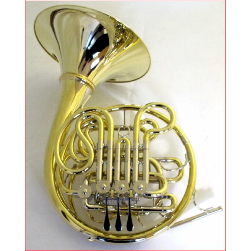 Paxman M20 Corno Doppio Sib/Fa Yellow Brass non laccato/Fissa