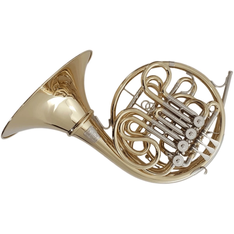 Paxman M20 Corno Doppio Sib/Fa Yellow Brass non laccato/Fissa