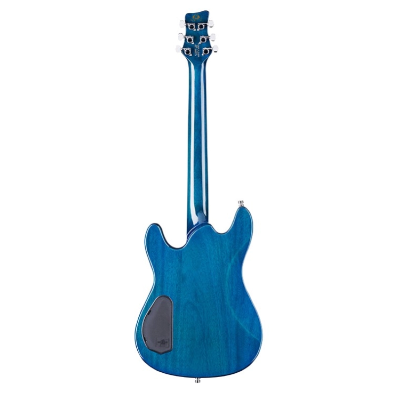 Framus Diablo Supreme Bleached Ocean Blue Burt High Polish