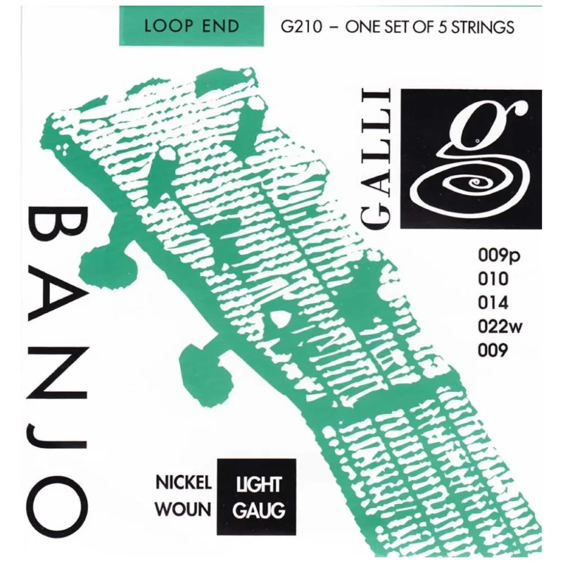 Galli G210 Muta corde Banjo a 5 corde