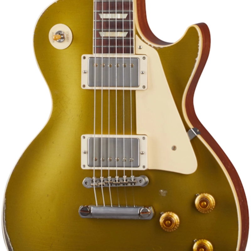 Gibson Custom 1957 Les Paul Goldtop Reissue Ultra Heavy Aged Double Gold LPR57UHDGNH1