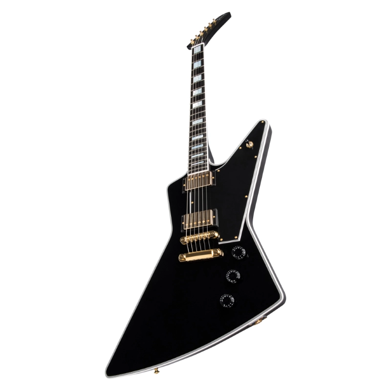 Gibson Custom Explorer Custom w/ Ebony Fingerboard Gloss Ebony DSMXEBGH1E