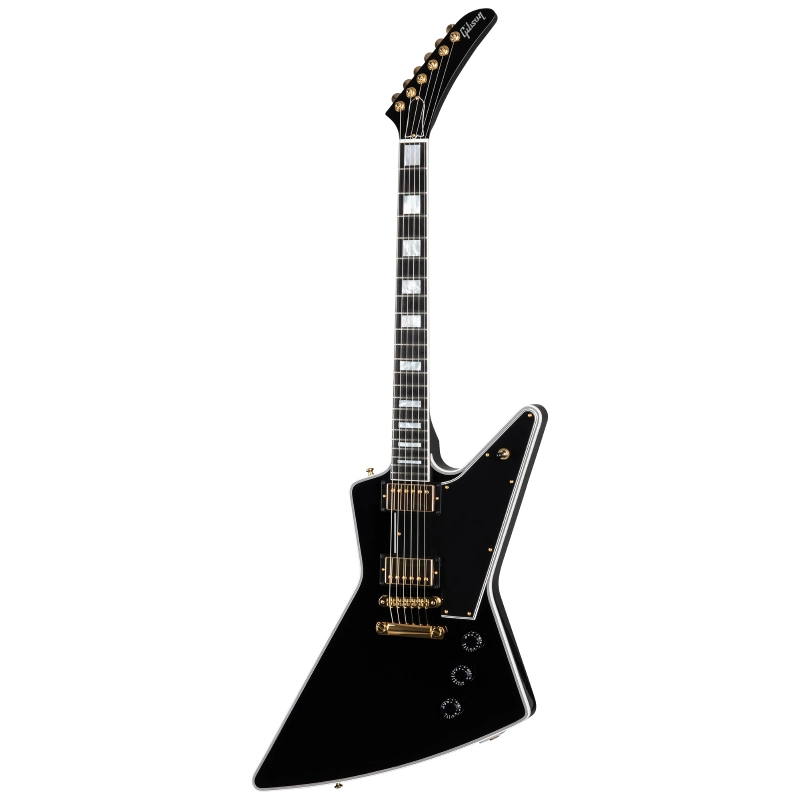 Gibson Custom Explorer Custom w/ Ebony Fingerboard Gloss Ebony DSMXEBGH1E