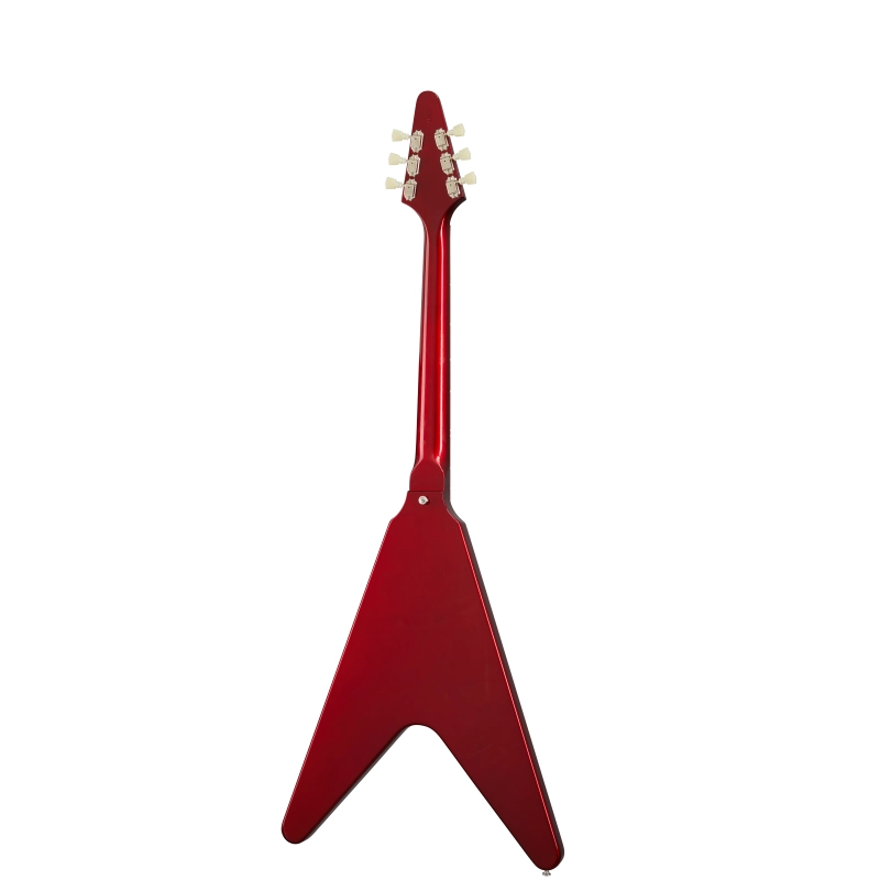 Gibson Custom 1967 Mahogany Flying V Reissue w/ Maestro Vibrola Gloss Sparkling Burgundy FV67SBCM1