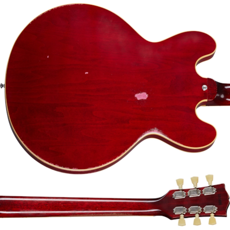 Gibson Custom 1961 ES-335 Reissue Heavy Aged 60s Cherry 61ES335HASCNH1