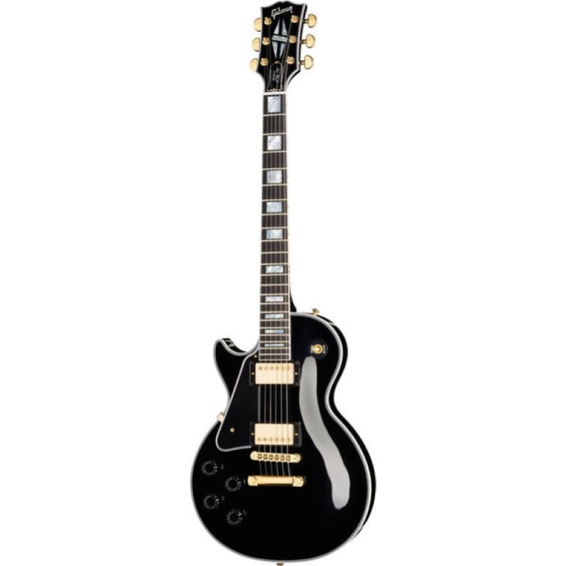 Gibson Custom Les Paul Custom w/ Ebony Fingerboard Gloss (Left-handed) Ebony LPC-LHEBGH1E