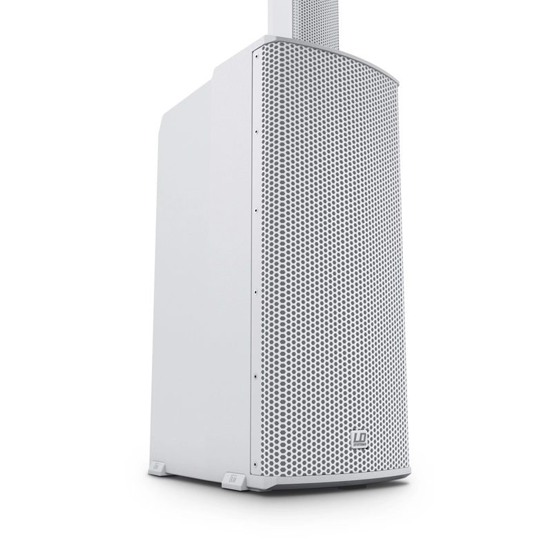 LD Systems MAUI11 G2 W Bianco Sistema PA a colonne portatile con mixer e Bluetooth, bianco