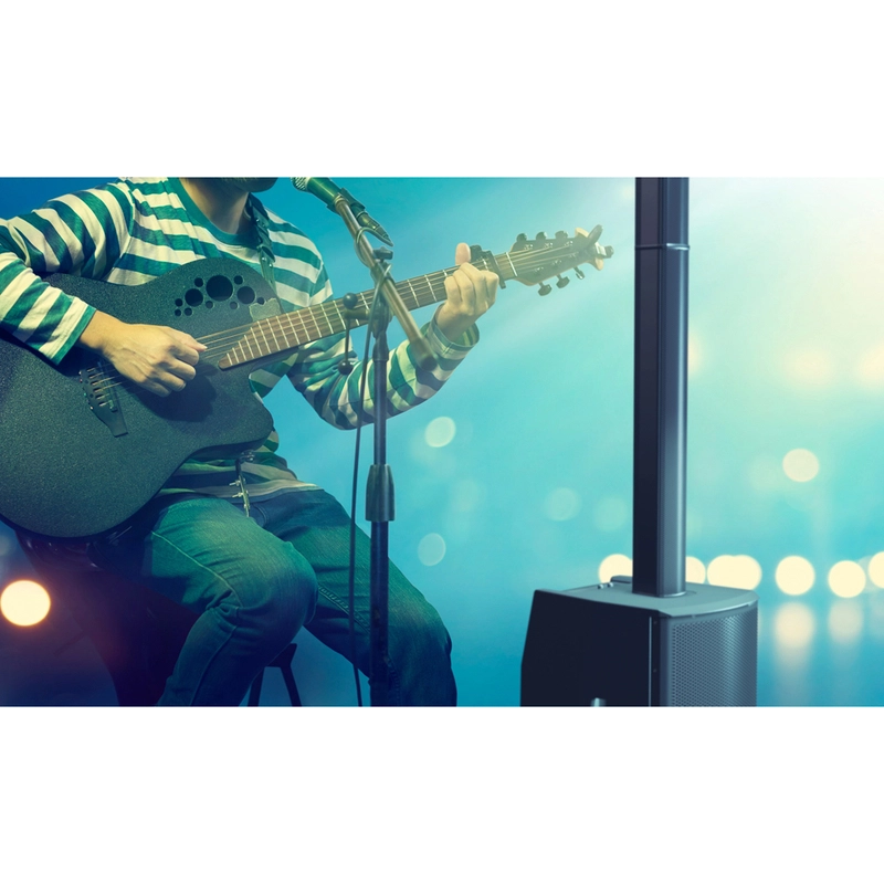 LD Systems MAUI11 G2 W Bianco Sistema PA a colonne portatile con mixer e Bluetooth, bianco