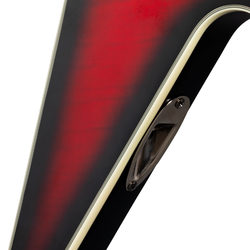 Epiphone Dave Mustaine Flying V Prophecy (Fluence Pickups; Incl. Hard Case) Aged Dark Red Burst EIGYVFDMDRBH3