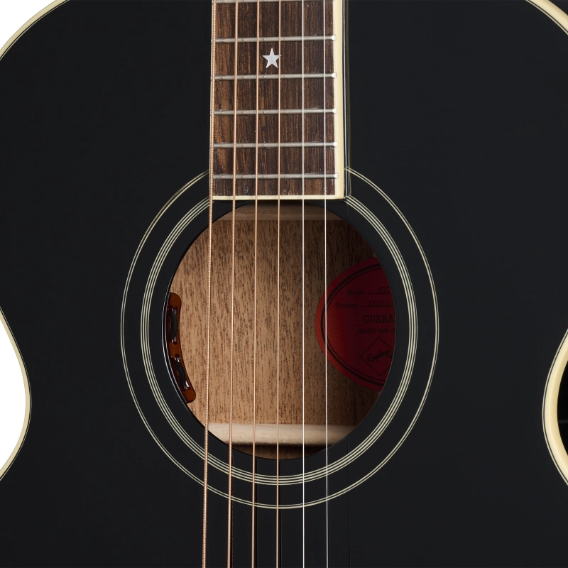 Epiphone J-180 LS (Incl. Hard Case) Ebony ECJ180LSEBNH1