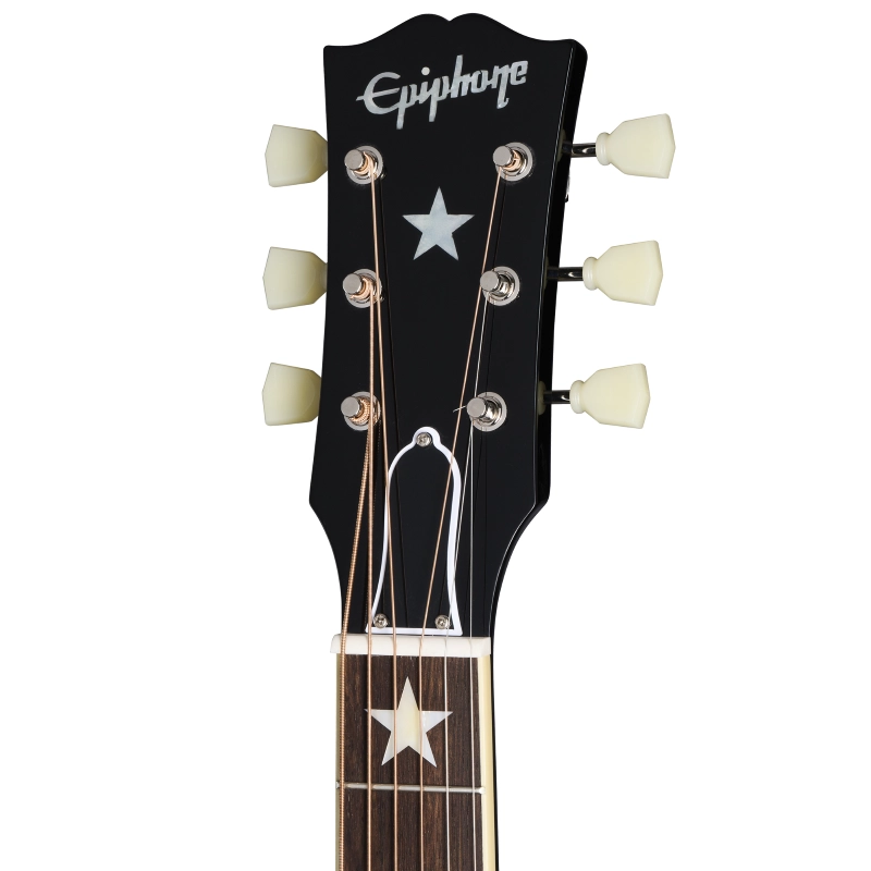 Epiphone J-180 LS (Incl. Hard Case) Ebony ECJ180LSEBNH1