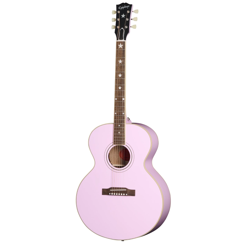 Epiphone J-180 LS (Incl. Hard Case) Pink ECJ180LSPNKNH1