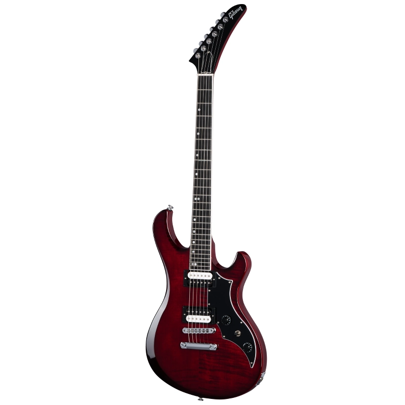 Gibson Victory Figured Top Wine Red Burst VICF00WICH1