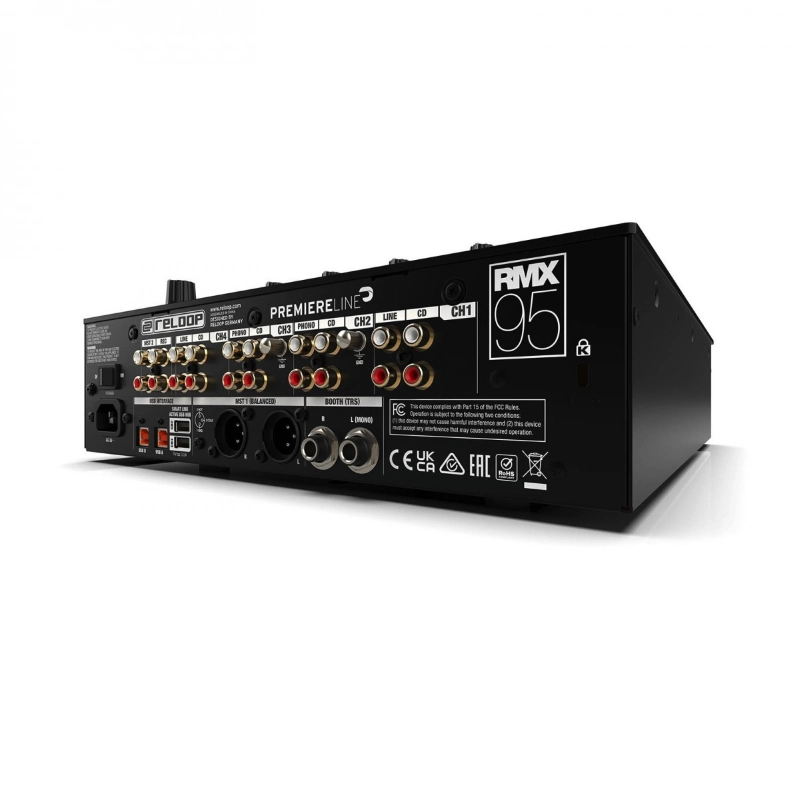 RELOOP DJ RMX95 dj mixer 4+1 canali e doppia interfaccia USB