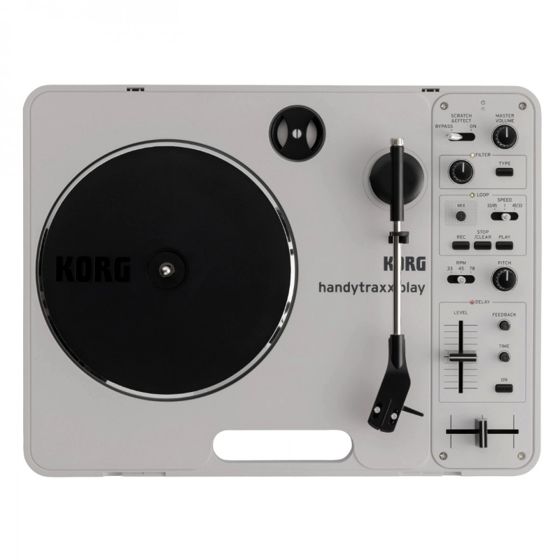 Korg Handytraxx Play Giradischi Portatile Bianco