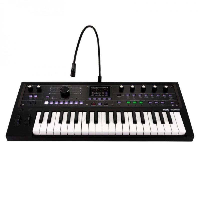 Korg MicroKorg 2 BK Sintetizzatore 37 Tasti Mini Nero Metallizzato