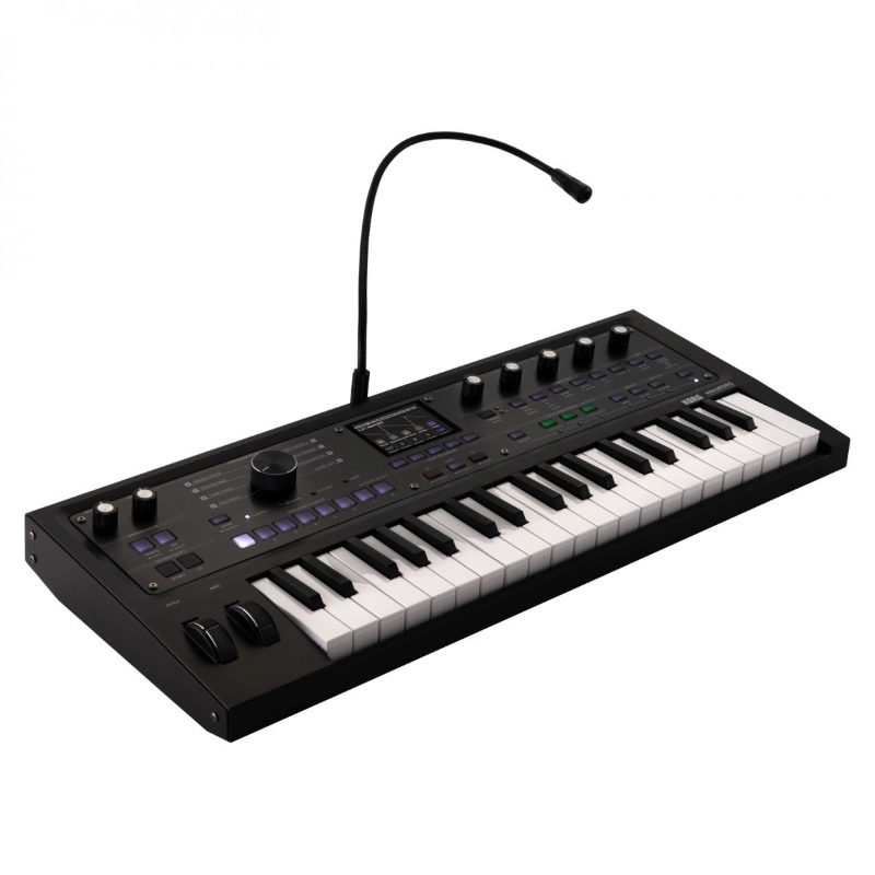 Korg MicroKorg 2 BK Sintetizzatore 37 Tasti Mini Nero Metallizzato