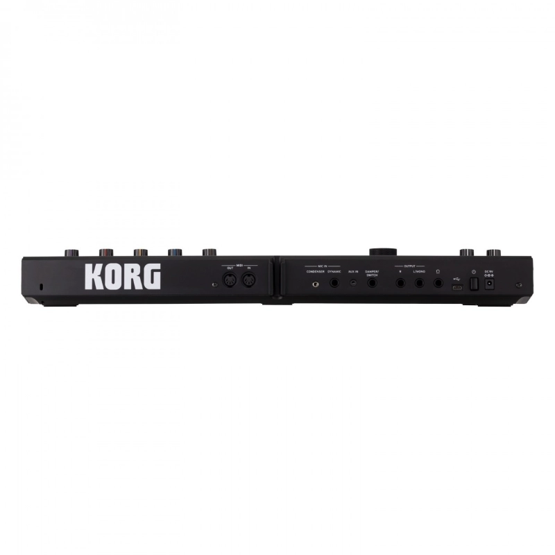 Korg MicroKorg 2 BK Sintetizzatore 37 Tasti Mini Nero Metallizzato