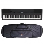 Yamaha P525B Bag Bundle Pianoforte Digitale 88 Tasti Pesati Nero con Borsa