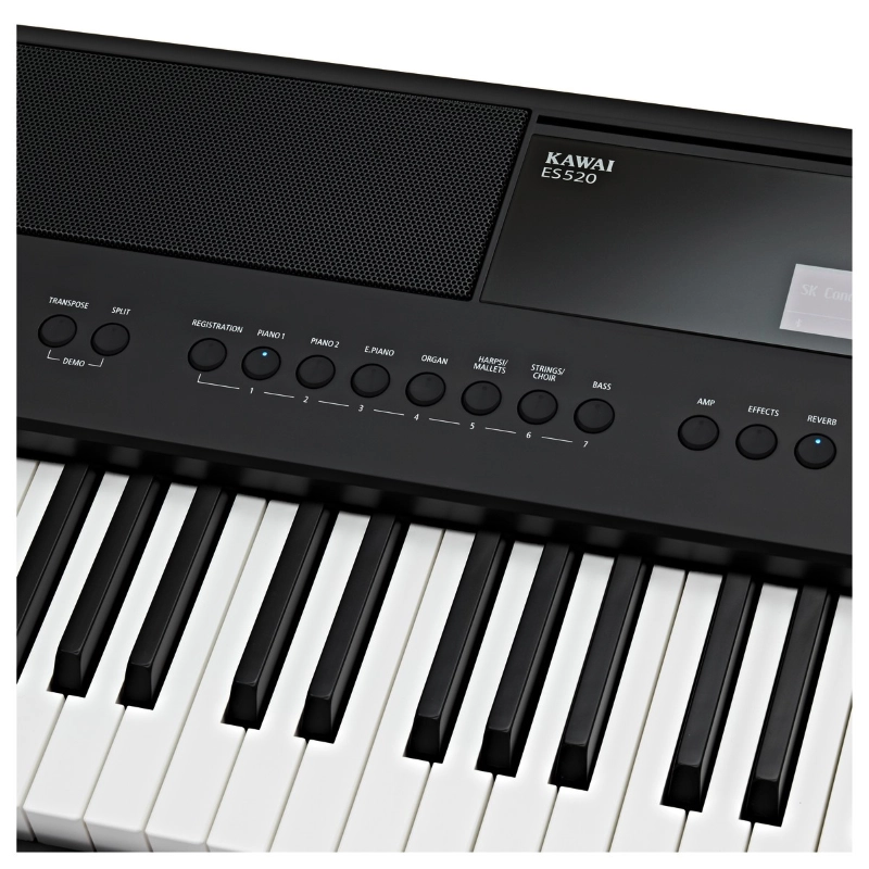 Kawai ES520B Bag Bundle Pianoforte Digitale Nero con Borsa