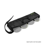 Gravity BGMSPB4B Borsa di trasporto per 4 aste microfoniche a base tonda