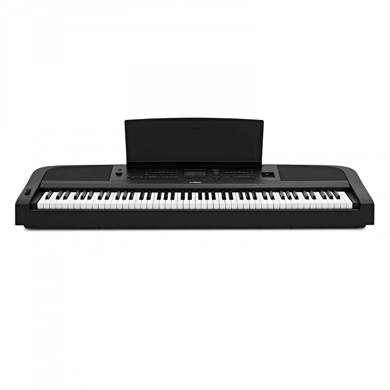 Yamaha DGX670B Home Bundle Pianoforte Digitale con Arrangiamenti 88 Tasti Nero con Supporto e Pedaliera