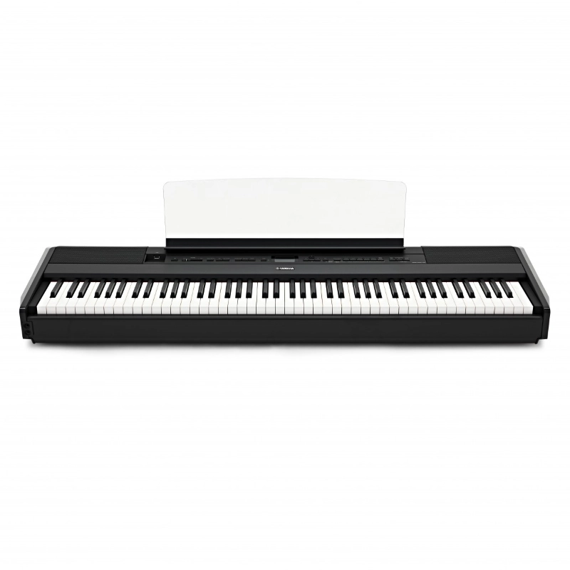 Yamaha P525B Deluxe Bundle Pianoforte Digitale 88 Tasti Pesati Nero con Supporto Pedaliera Panca e Cuffia
