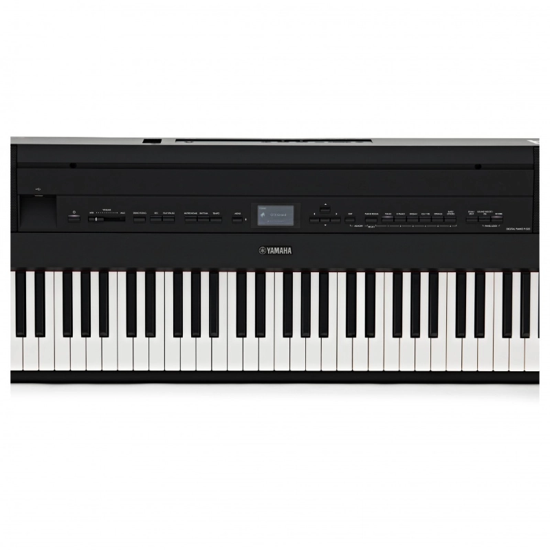 Yamaha P525B Deluxe Bundle Pianoforte Digitale 88 Tasti Pesati Nero con Supporto Pedaliera Panca e Cuffia