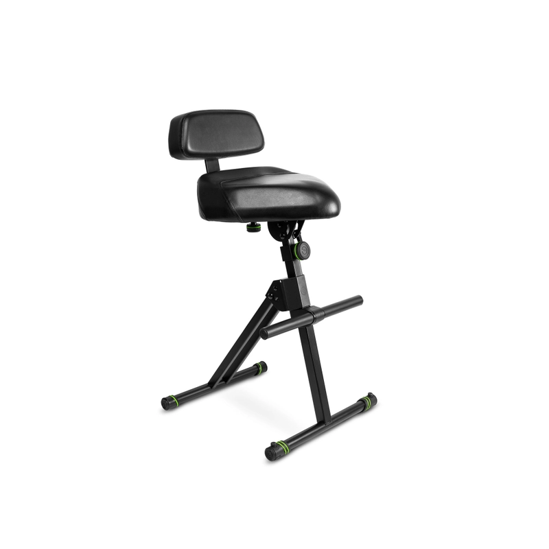 Gravity FMSEAT1BR Sgabello regolabile in altezza con piede e schienale