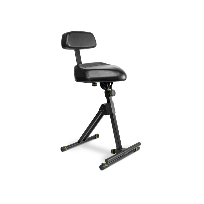 Gravity FMSEAT1BR Sgabello regolabile in altezza con piede e schienale