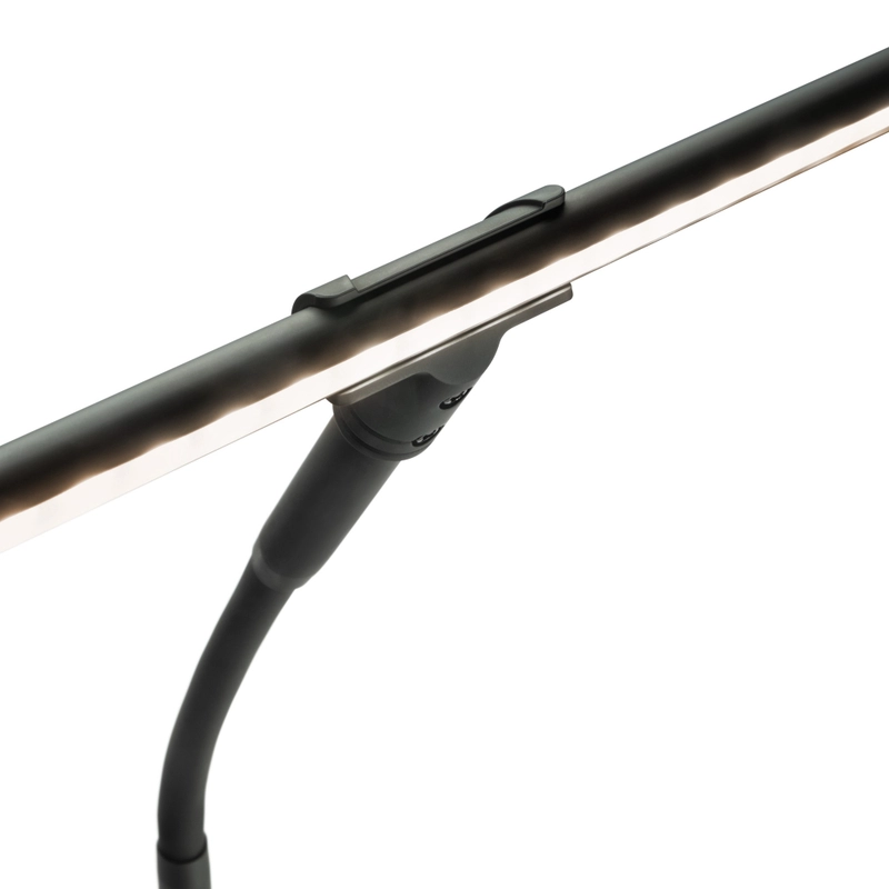 Gravity LEDPLT2B Lampada da tavolo e da pianoforte con LED, dimmer e uscita per ricarica USB