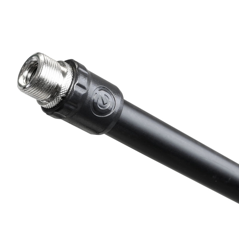 Gravity MS2321B Asta microfonica con base tonda e portamicrofono a 2 punto