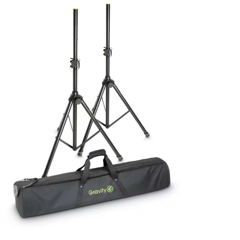 Gravity SS5211BSET1 Set di Supporti Professionali per Casse con borsa per il trasporto