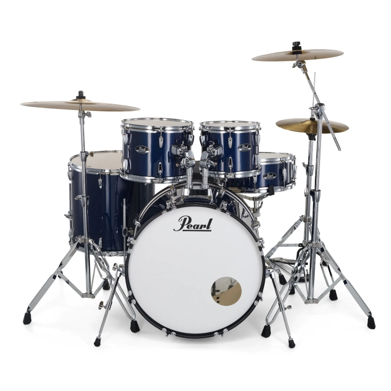 PEARL RS505BC/C743 Batteria 20 10 12 14 14 Roadshow Royal Blue Metallic con Hardware e Piatti Sabian 20 16 14
