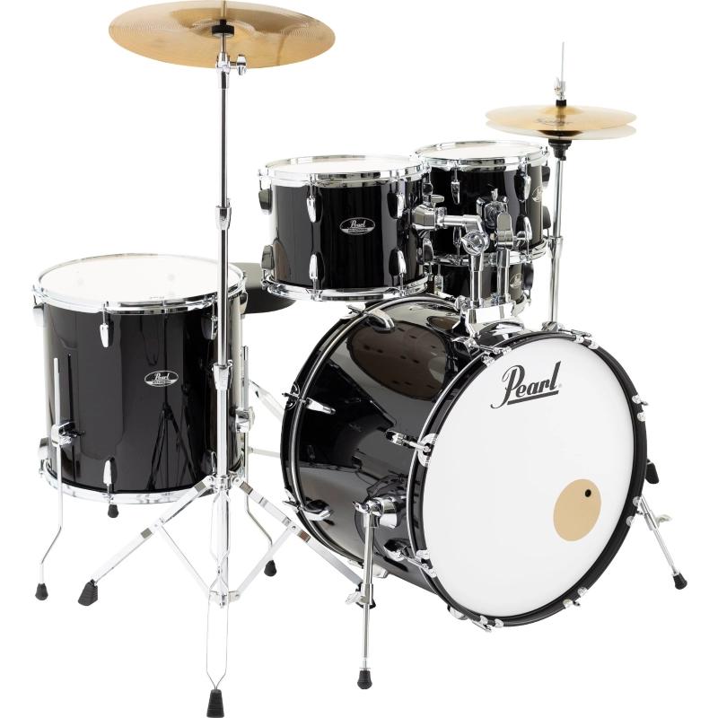 PEARL RS525SC/C31 Batteria 22 10 12 16 14 Roadshow Jet Black con Hardware e Piatti Sabian 16 14