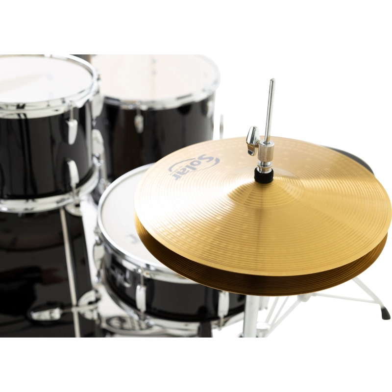 PEARL RS525SC/C31 Batteria 22 10 12 16 14 Roadshow Jet Black con Hardware e Piatti Sabian 16 14