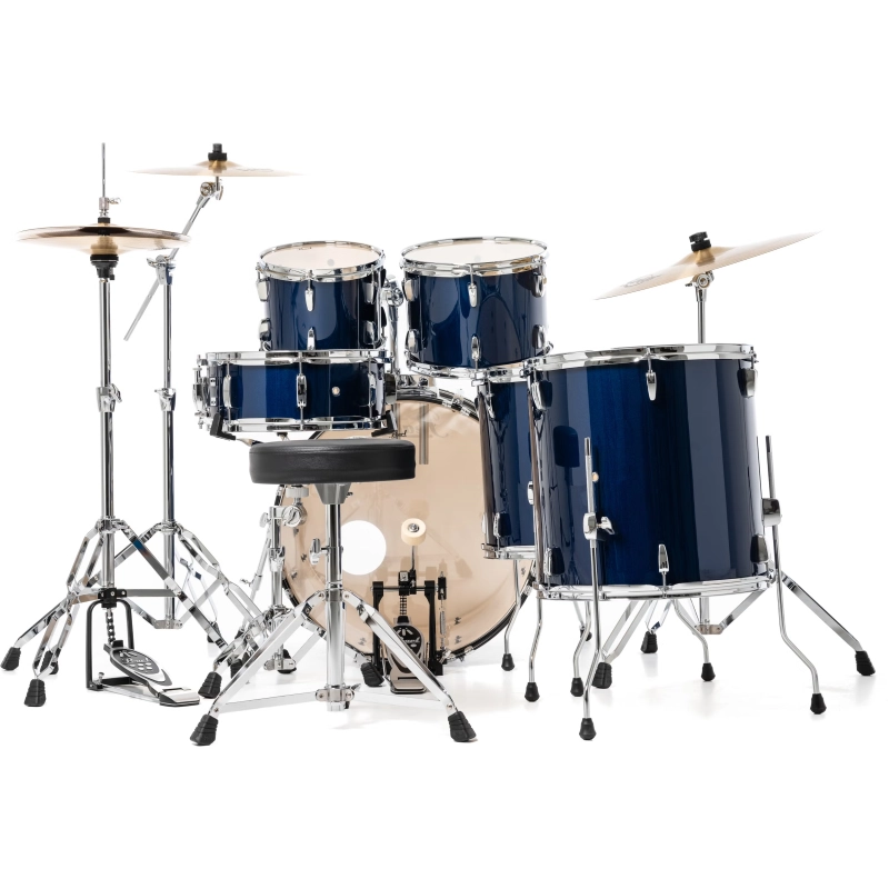 PEARL RS526SBC/C743 Batteria 22 10 12 14 16 14 Roadshow Plus Royal Blue Metallic con Hardware e Piatti Sabian 20 16 14