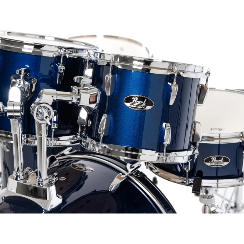 PEARL RS526SBC/C743 Batteria 22 10 12 14 16 14 Roadshow Plus Royal Blue Metallic con Hardware e Piatti Sabian 20 16 14