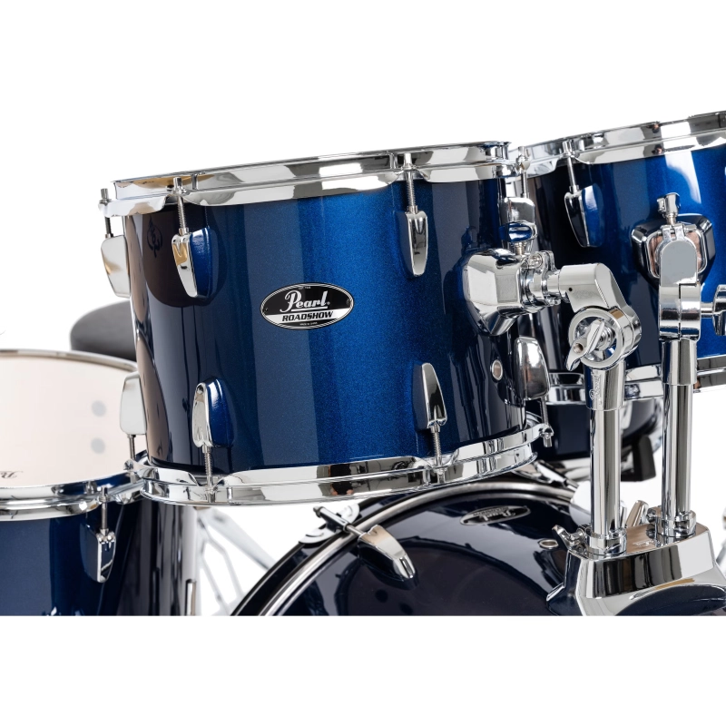 PEARL RS526SBC/C743 Batteria 22 10 12 14 16 14 Roadshow Plus Royal Blue Metallic con Hardware e Piatti Sabian 20 16 14