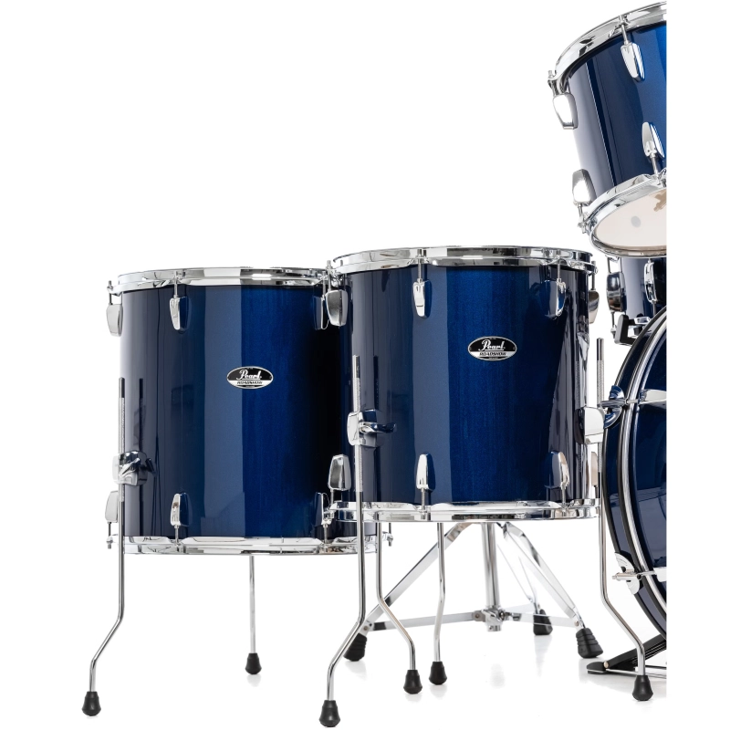 PEARL RS526SBC/C743 Batteria 22 10 12 14 16 14 Roadshow Plus Royal Blue Metallic con Hardware e Piatti Sabian 20 16 14