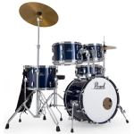 PEARL RS585C/C743 Batteria 18 10 12 14 13 Roadshow Royal Blue Metallic con Hardware e Piatti Sabian 16 14