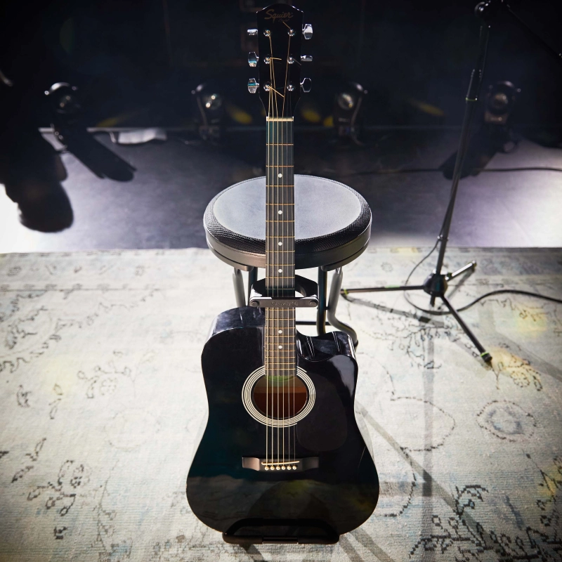 Gravity FGSEAT1 Seggiolino Chitarristi con Stand per chitarra