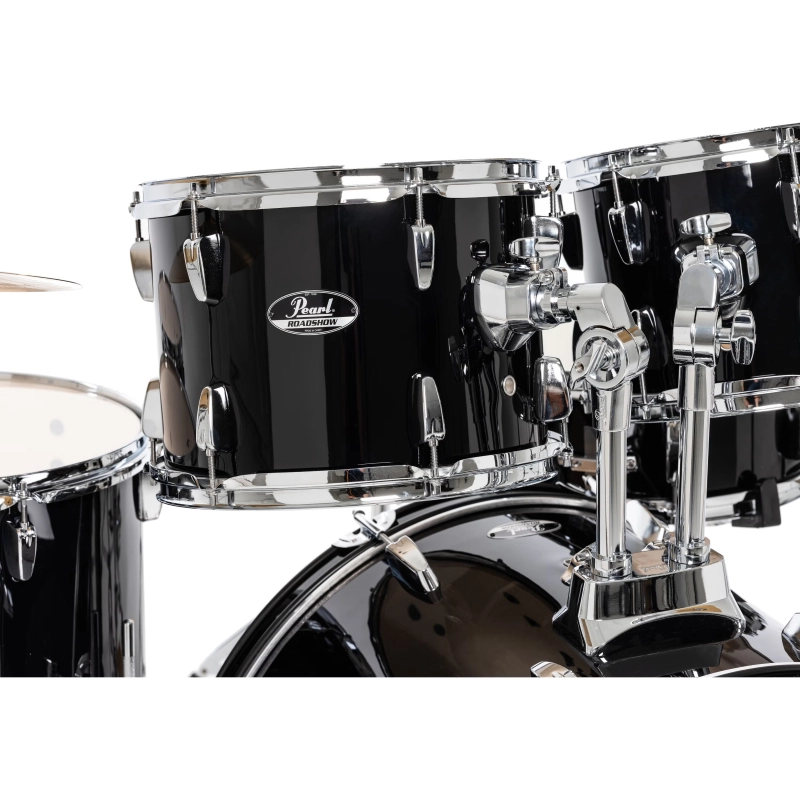 PEARL RS526SBC/C31 Batteria 22 10 12 14 16 14 Roadshow Plus Jat Black con Hardware e Piatti Sabian 20 16 14