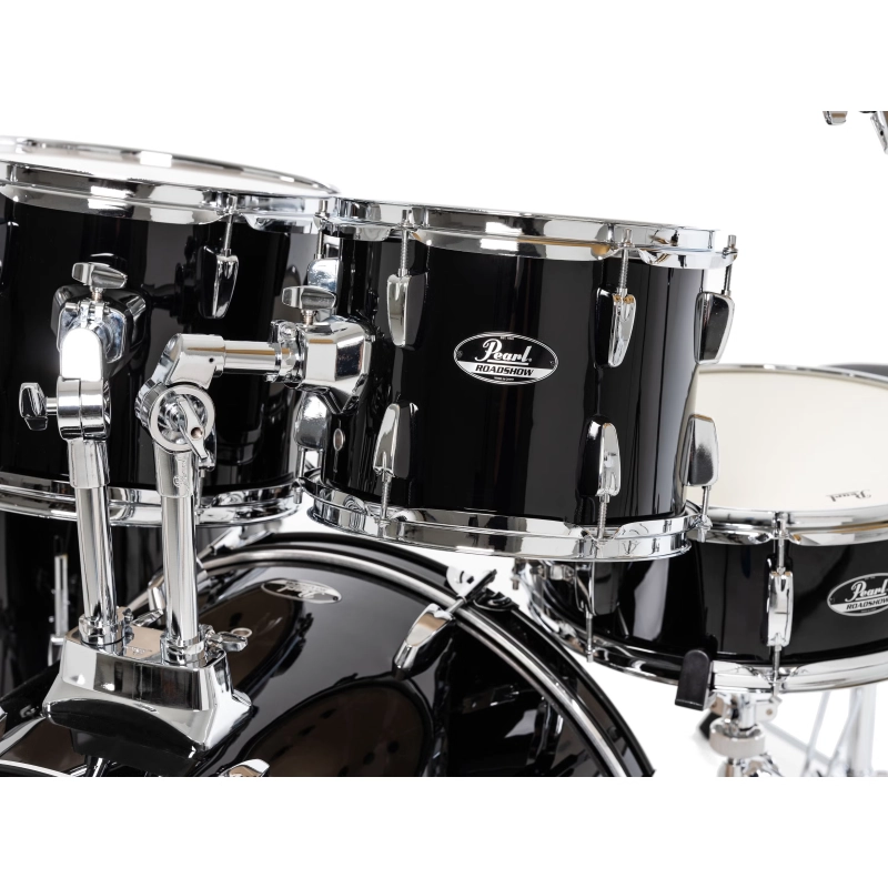 PEARL RS526SBC/C31 Batteria 22 10 12 14 16 14 Roadshow Plus Jat Black con Hardware e Piatti Sabian 20 16 14