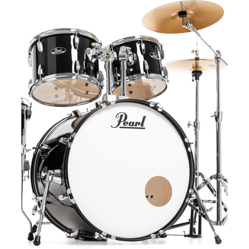 PEARL RS526SBC/C31 Batteria 22 10 12 14 16 14 Roadshow Plus Jat Black con Hardware e Piatti Sabian 20 16 14